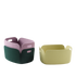 Restore Korb hoch | beige grün